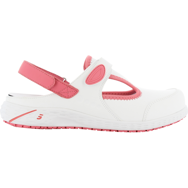 Sabots de travail Carly OB SRC ESD rose - Safety Jogger Professional