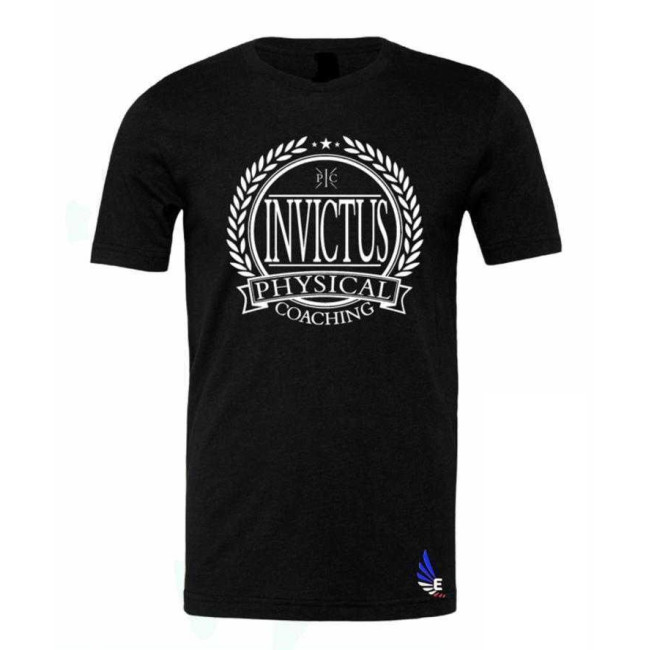T-shirt Invictus Physical Coaching Czarny - Tactical Fit