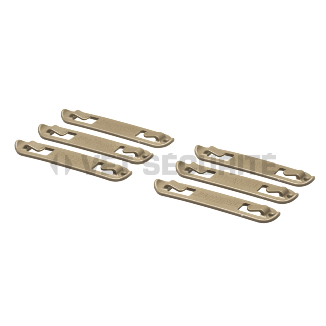 3 Inch Speed Clips 6pcs coyote - blackhawk