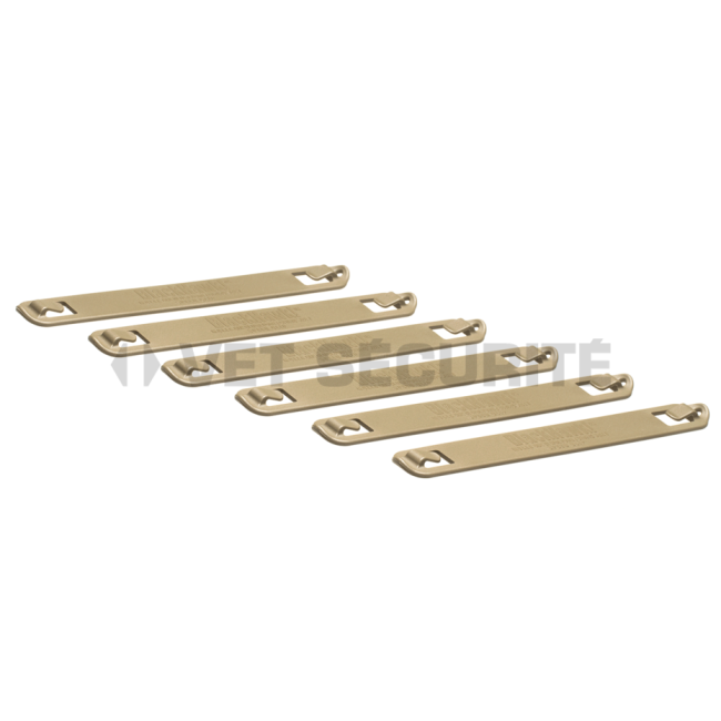Clips de vitesse 7 pouces 6pcs coyote - blackhawk
