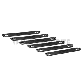Clips de vitesse 7 pouces 6pcs noir - blackhawk
