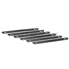 Snelheidsclips 9 inch 6stuks zwart - blackhawk