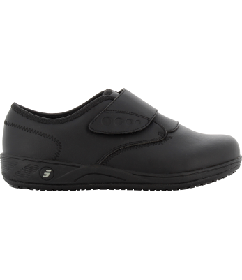 Chaussuress de travail ELIANE Noire ESD SRC avec bande velcro réglable - SAFETY JOGGER INDUSTRIAL