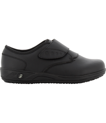 Chaussuress de travail ELIANE Noire ESD SRC avec bande velcro réglable - SAFETY JOGGER INDUSTRIAL