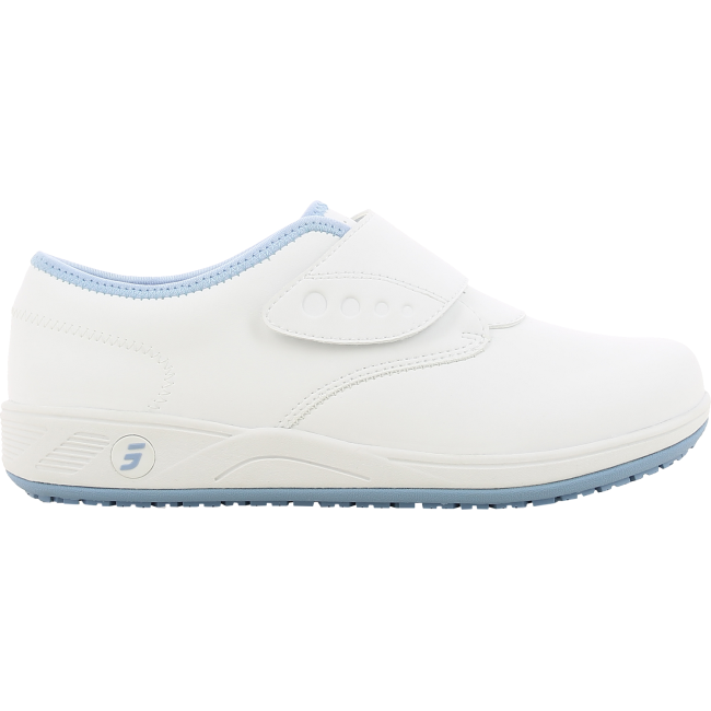 Chaussuress de travail ELIANE Bleue ESD SRC avec bande velcro réglable - SAFETY JOGGER INDUSTRIAL