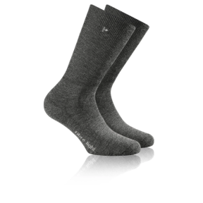 CHAUSSETTES FIBRE LIGHT SUPER ANTHRACITE - ROHNER