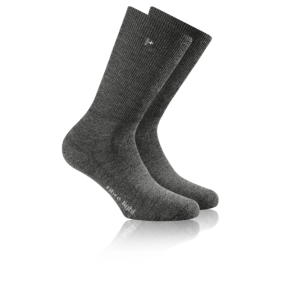 CHAUSSETTES FIBRE LIGHT SUPER ANTHRACITE - ROHNER