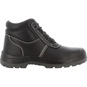 Czarne buty bezpieczeństwa Eos S3 ESD SRC ze skóry półwysokie - SAFETY JOGGER INDUSTRIAL