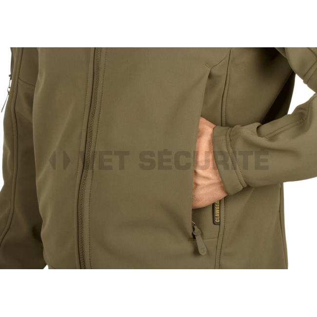 Veste softshell Audax coyote - Clawgear