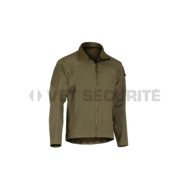 Veste softshell Audax vert olive - Clawgear