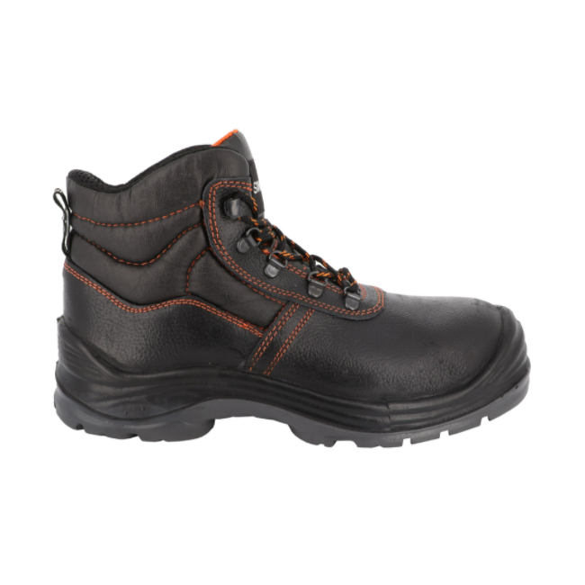 Hohe Sicherheitsschuhe aus Leder ROMA S3 SRC Schwarz - Singer Safety