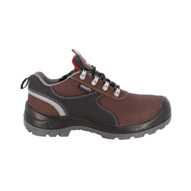 Chaussures de sécurité basses en cuir TRANO S3 SRC marron - Singer Safety