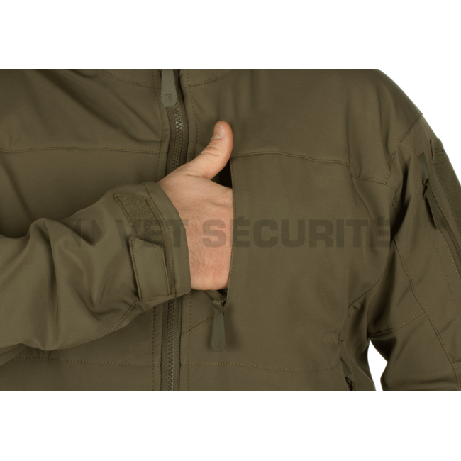 Kurtka softshell Rapax szaro-brązowa - Clawgear