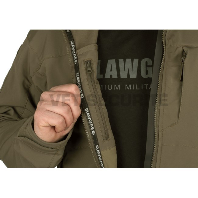 Softshell jas Rapax grijs bruin - Clawgear