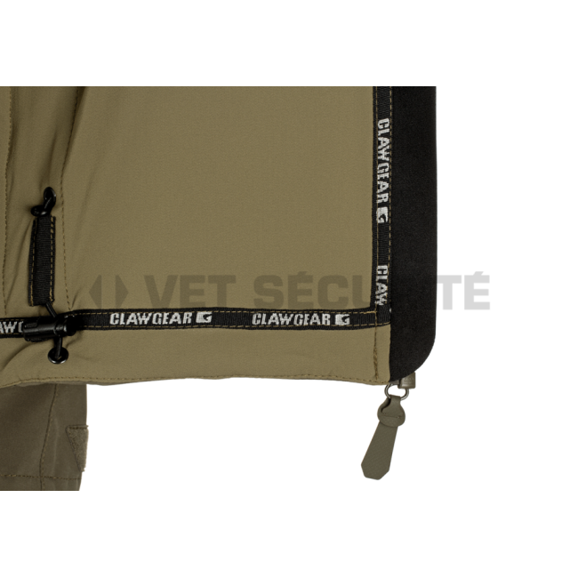 Rapax softshell vest grijs bruin - Clawgear