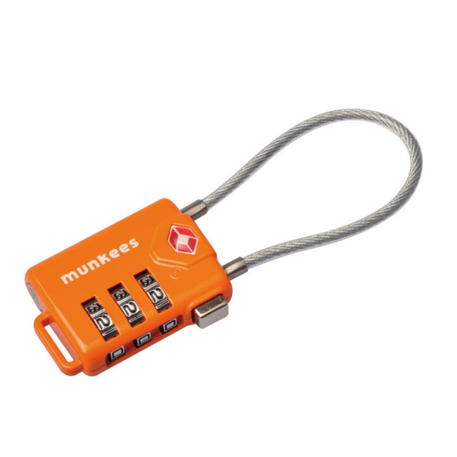 Zahlenschloss Orange - Munkees