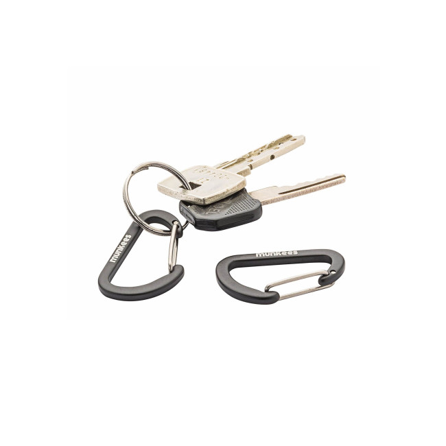 Set mit 2 Karabinern Schwarz (4 x 40mm) - Munkees
