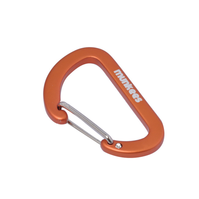 Set van 2 karabijnhaken Oranje (4 x 40mm) - Munkees