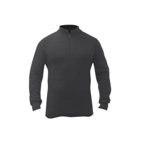 Polo Artica Trek 200g MERINOS Czarne - Patrol Équipements