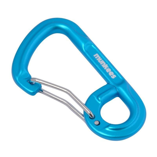 Gesmede karabijnhaak 60 mm Blauw - Munkees