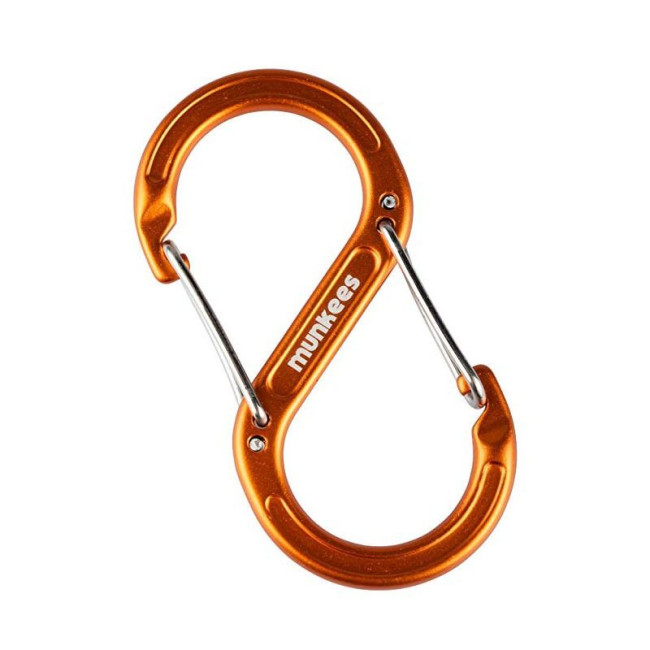 Gesmede S-vormige karabijnhaak (80 mm) Oranje - Munkees