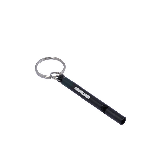 Sifflet fin en aluminium 70 mm Noir - Munkees