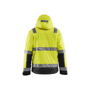 Veste hiver haute-visibilité stretch 2D Jaune fluo/Noir - Blaklader