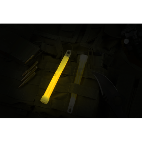 Lichtstick 6" geel - Clawgear