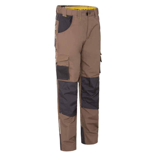 Pantalon de Travail Multipoches ADAM Brun/Anthracite - North Ways