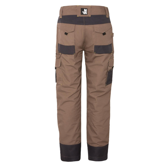 Pantalon de Travail Multipoches ADAM Brun/Anthracite - North Ways
