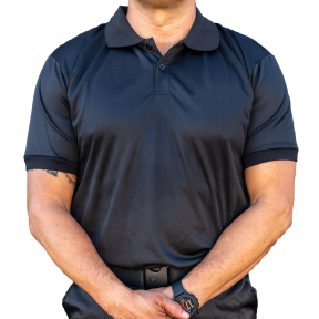 Polo cooldry noir uni - Patrol