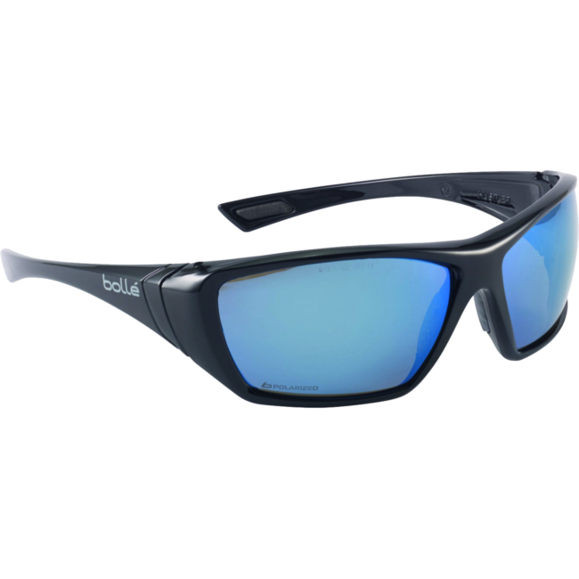 Lunettes de protection polarisées flashées bleues HUSTLER - Bollé Safety