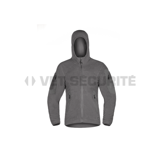 Kapuzenjacke Aviceda Mk.II Fleece grau - Clawgear