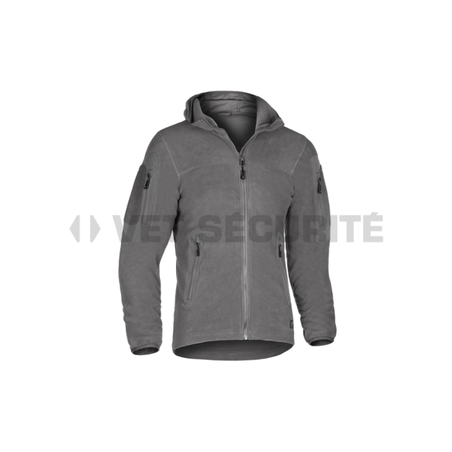 Kapuzenjacke Aviceda Mk.II Fleece grau - Clawgear