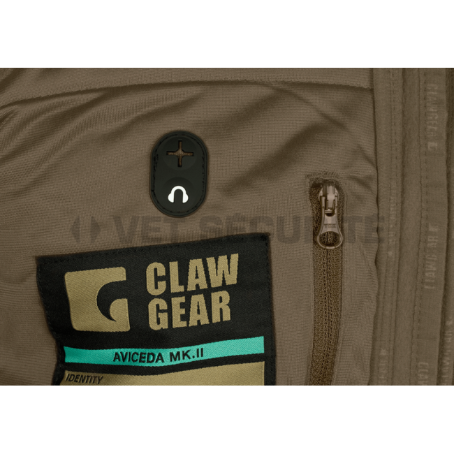 Aviceda Mk.II Fleece Jacke graubraun - Clawgear