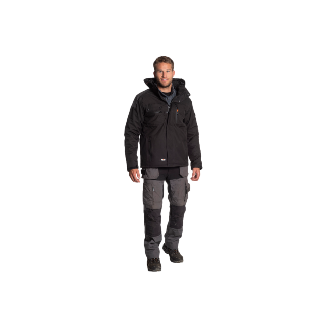 Veste de travail imperméable multipoches PERSIA Noir - Herock