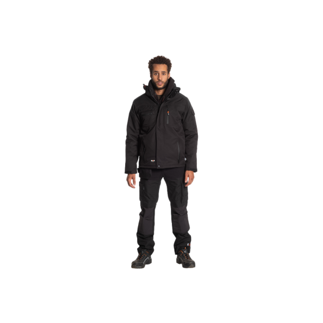 Veste de travail imperméable multipoches PERSIA Noir - Herock