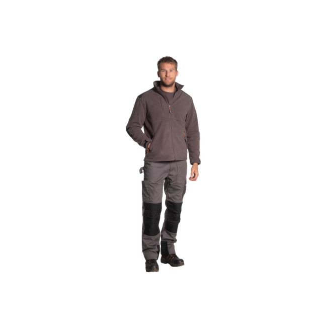 Pantalon de travail déperlant TITAN Gris/Noir - Herock
