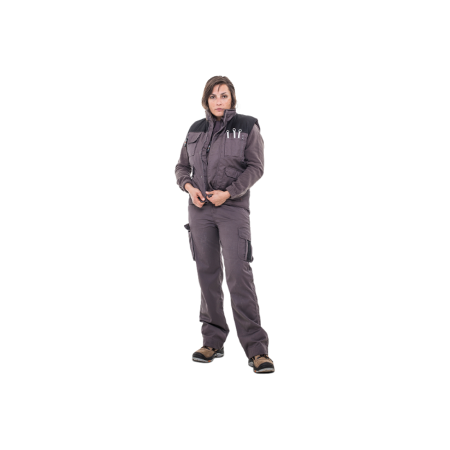 Gilet de travail Donar Gris et Noir - Herock