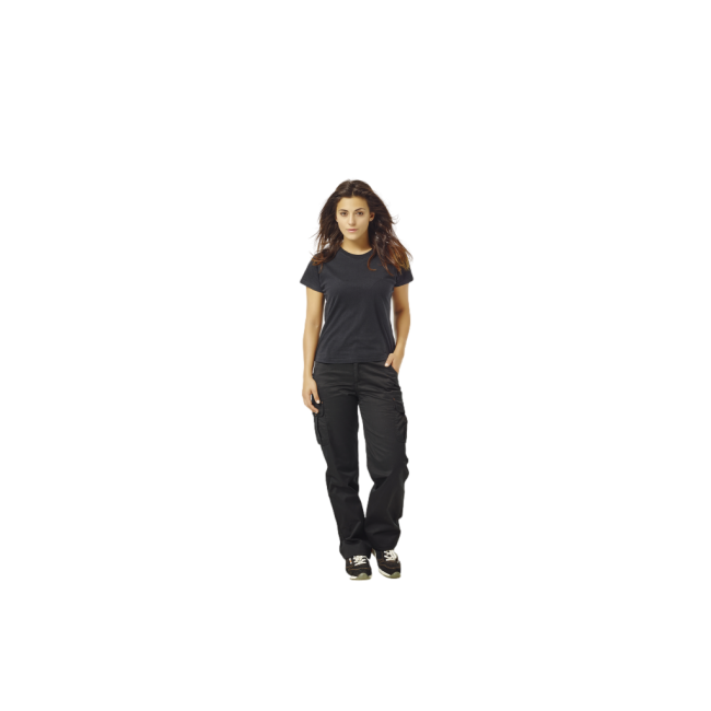 Kurzarm-T-Shirt Epona Damen Schwarz - Herock