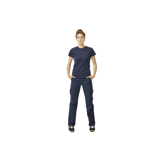 Kurzarm-T-Shirt Damen Epona Marineblau - Herock