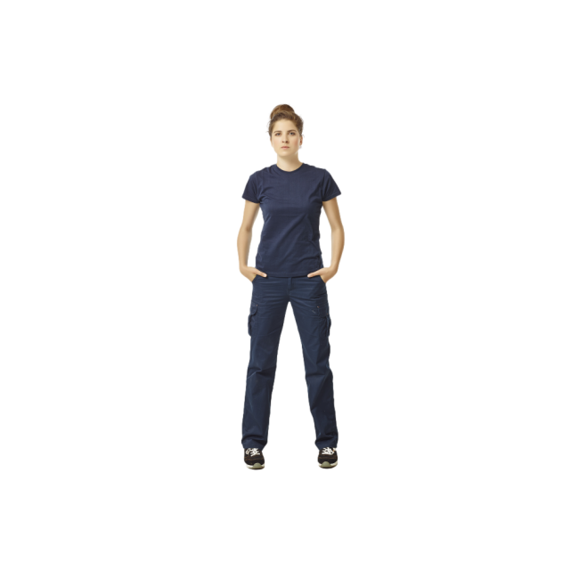 T-shirt korte mouwen dames Epona Marineblauw - Herock