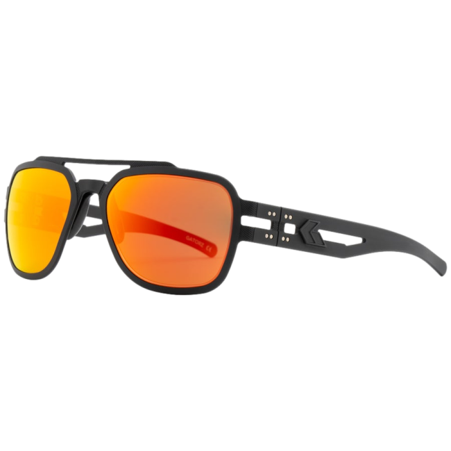 Stark Matte Blackout bril met gepolariseerde oranje glazen - Gatorz