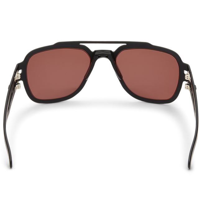 Lunettes Stark Matte Blackout avec verres polarisés miroir or - Gatorz
