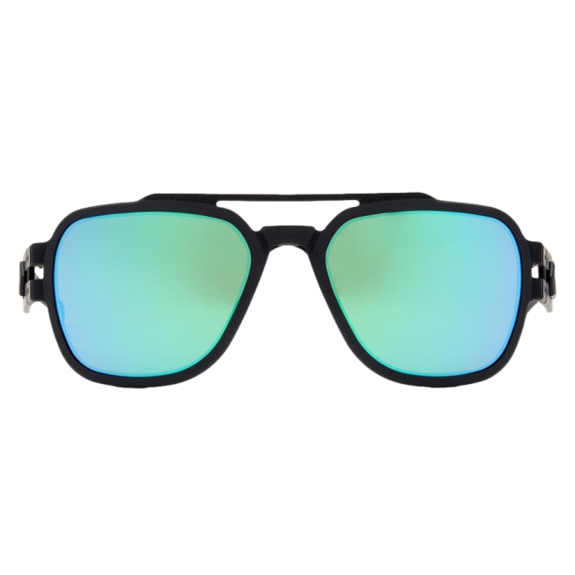 Lunettes Stark Matte Blackout avec verres polarisés miroir vert - Gatorz