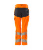 Pantalon avec poches genouillères ACCELERATE Orange/Marine - Mascot