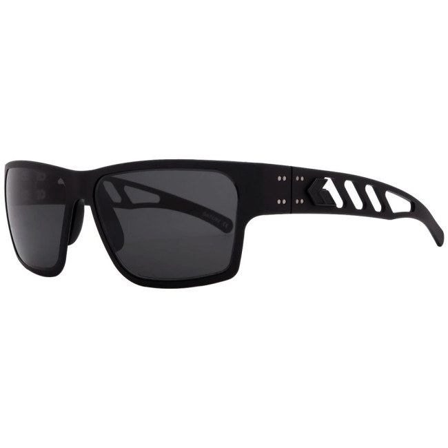 Lunettes à verres fumés polarisés Delta M4 Matte Blackout - Gatorz