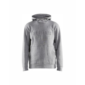 3D-Druck Kapuzenpullover Grau meliert - Blaklader