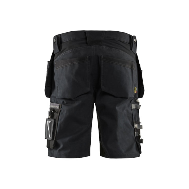 Short artisan +stretch Noir - Blaklader