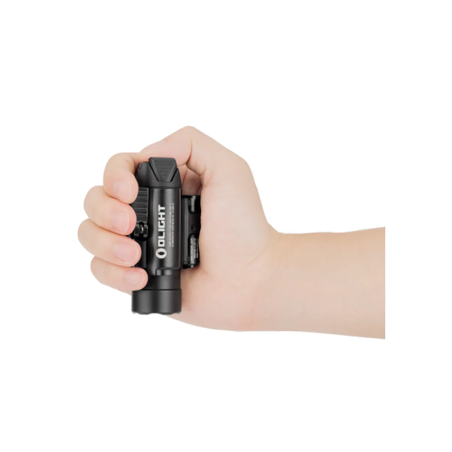Taktische Lampe Baldr Pro mit grünem Laser 1350 Lumen schwarz - Olight